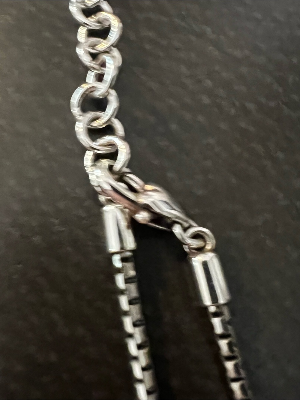 Geometric Silver Tone Statement Necklace Brighton - Picture 6 of 12